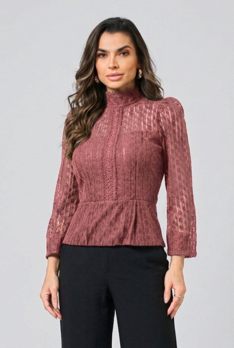 BLUSA GOLA ALTA RENDA