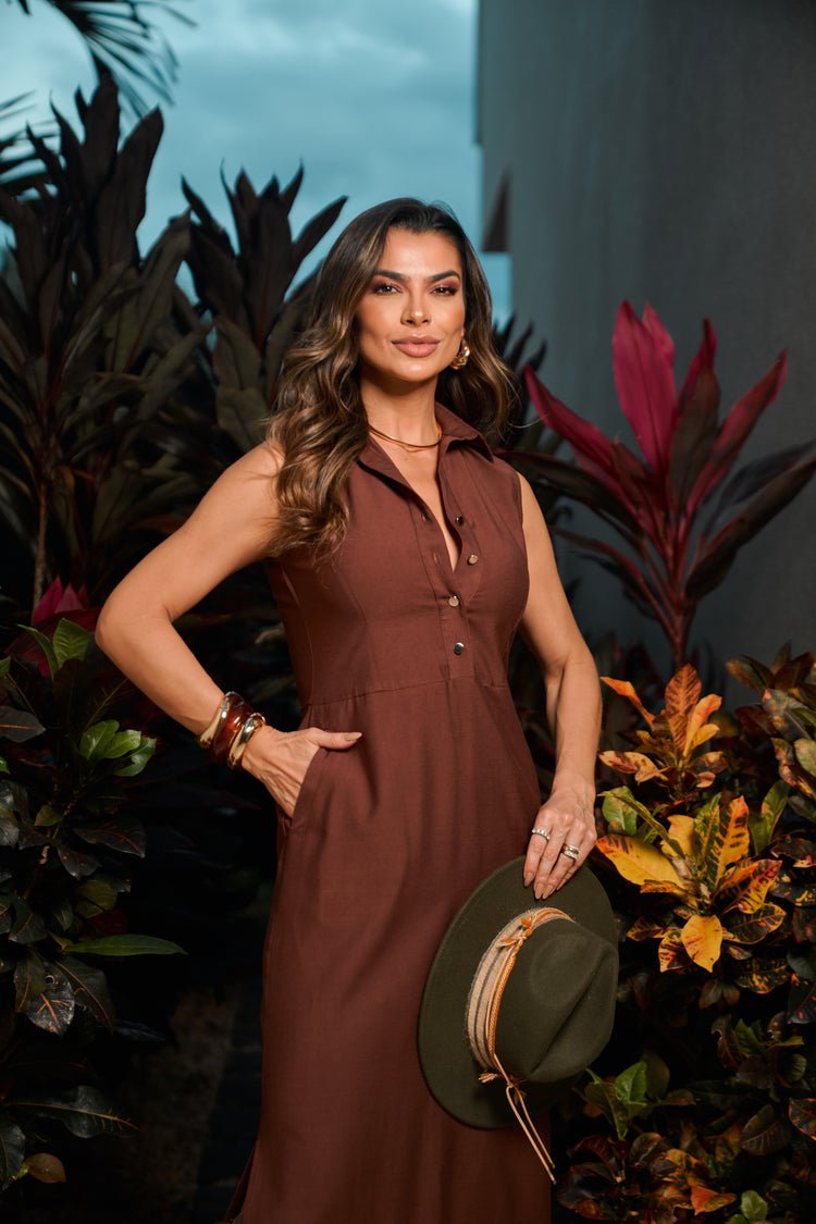 VESTIDO REGATA COM BOLSO