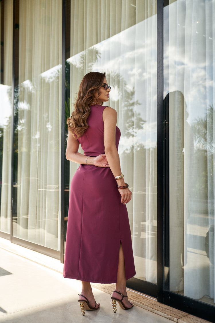 VESTIDO REGATA MAXI MIDI